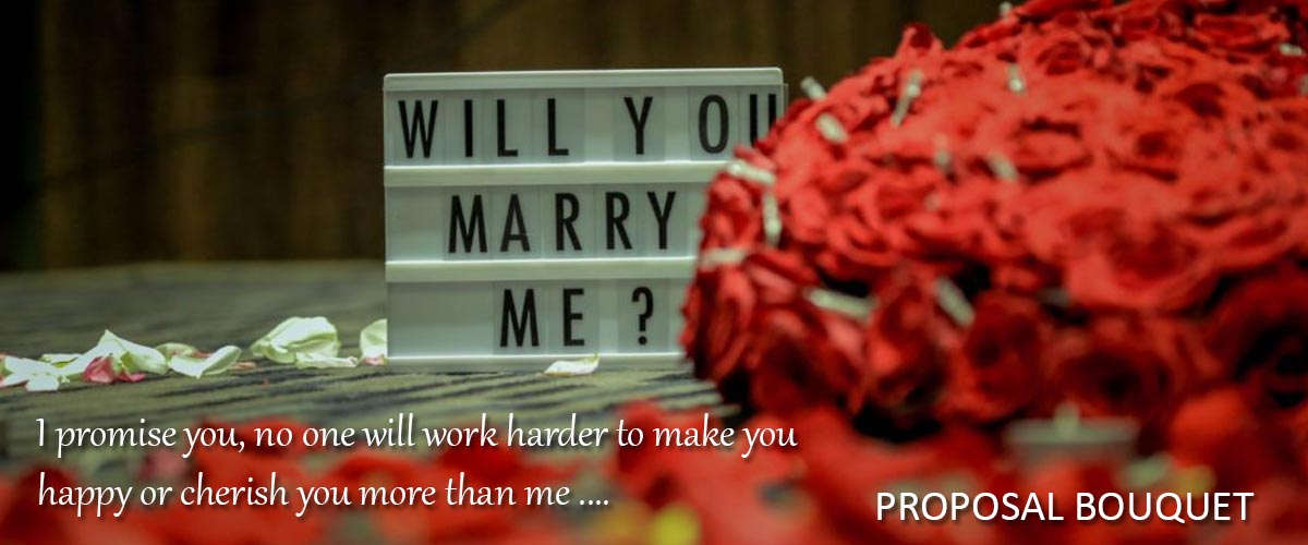 Marriage Proposal Flowers